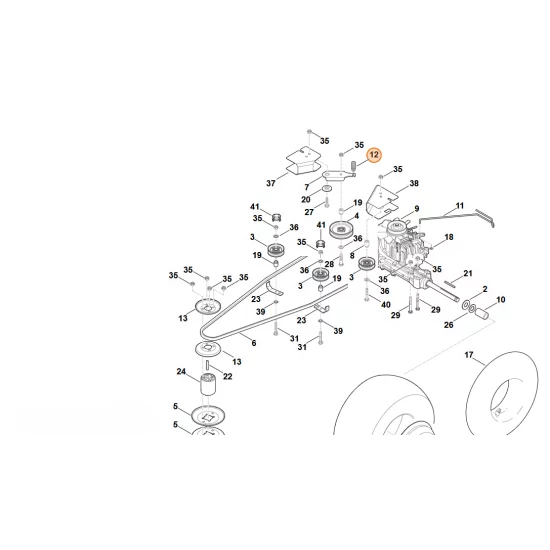 Stihl  Sprężyna naciągowa 6170 703 5170